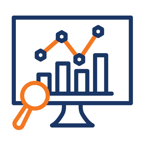 A graphic illustrating search engine optimization techniques, featuring keywords, analytics, and website performance metrics.